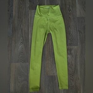 ECHT lime Green Seamless Scrunch Leggings High Rise Size XS